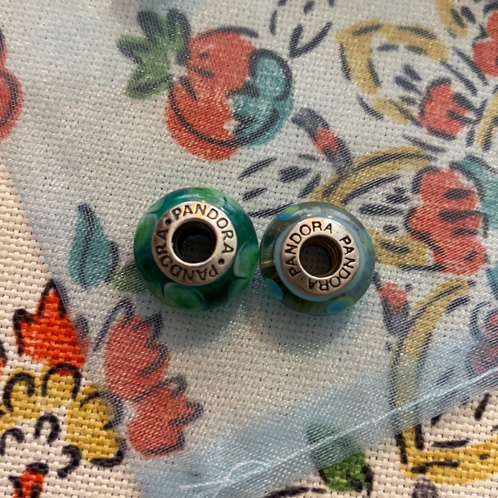 Blue Pandora Set- Authentic Pandora charms